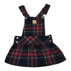Harajuku Mini x Target Girls Skirt Overall Plaid Size 4T Preppy Holiday Academia